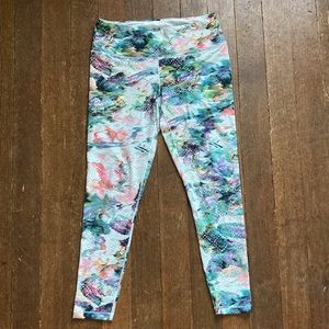 Prana Size M yoga leggings multicolor full length